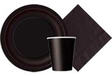 Load image into Gallery viewer, Black Solid 9oz FSC Paper Cups, 14ct
