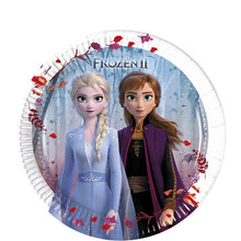Load image into Gallery viewer, Disney Frozen 2 FSC Paper Dessert Plates - 8pc (Plastic Free)
