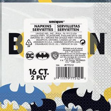 Load image into Gallery viewer, Batman 16ct Lunch Napkins
