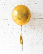 Load image into Gallery viewer, Gold Solid Orbz Foil Balloon, 15&quot; ( 38cm )
