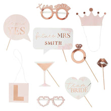 Load image into Gallery viewer, Team Bride Hen Night Customisable Photo Booth Props
