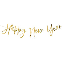 Load image into Gallery viewer, Happy New Year Gold Mirror Paper Garland
