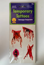 Load image into Gallery viewer, Rubies Temporary Halloween Tattoos, Various Design
