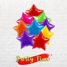 Load image into Gallery viewer, Rainbow Foil Star Bunch - Bouquet of 9
