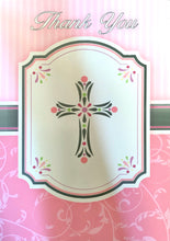 Load image into Gallery viewer, Holy Communion / Confirmation Thank you Cards Pink (x20)

