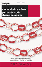 Load image into Gallery viewer, Paper Chain Garland 5ft (1.52m )
