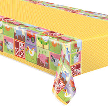 Load image into Gallery viewer, Farm Party Rectangular Plastic Table Cover, 54&quot;x84&quot;
