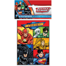 Load image into Gallery viewer, Justice League Invitations, 8ct
