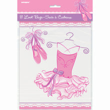 Load image into Gallery viewer, Pink Ballerina Loot Bags, 8ct
