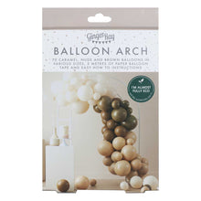 Load image into Gallery viewer, Nude and Brown Balloon Arch Kit
