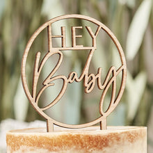 Load image into Gallery viewer, Ginger Ray Botanical Baby Wooden Cake Topper

