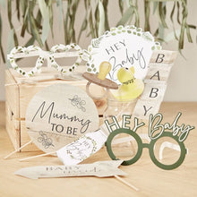 Load image into Gallery viewer, Botanical Baby Shower Photo Booth Props, 10 pack
