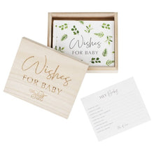 Load image into Gallery viewer, Botanical Baby Shower Advice Cards and Keepsake Box
