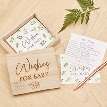 Load image into Gallery viewer, Botanical Baby Shower Advice Cards and Keepsake Box
