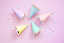 Load image into Gallery viewer, Pastel Yummy Party Hats - 6pcs

