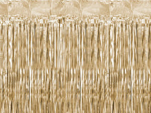 Load image into Gallery viewer, Matte Gold Shimmer Curtain Backdrop
