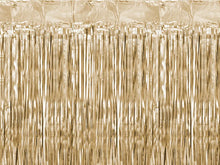 Load image into Gallery viewer, Matte Gold Shimmer Curtain Backdrop
