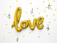 Load image into Gallery viewer, Gold Love Foil Balloon
