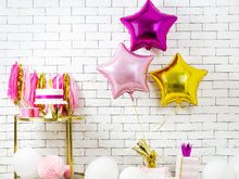Load image into Gallery viewer, Solid Star Foil Balloon 20&quot; - Hot Pink
