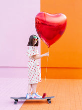 Load image into Gallery viewer, Red Heart Foil Balloon 28&quot;
