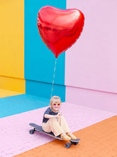 Load image into Gallery viewer, Red Heart Foil Balloon 28&quot;
