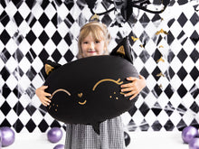 Load image into Gallery viewer, Black Cat Head Foil Balloon
