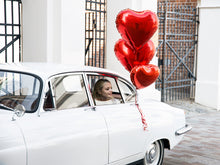 Load image into Gallery viewer, Red Heart Foil Balloon 18&quot;
