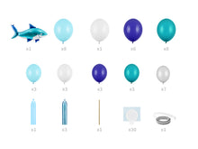 Load image into Gallery viewer, Ocean Shark Balloon Garland - 150cm x 95cm
