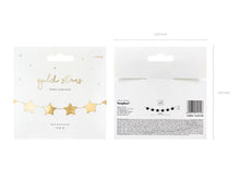 Load image into Gallery viewer, Gold Star Garland - 3.6m
