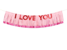 Load image into Gallery viewer, Banner I Love You, 150x30 cm
