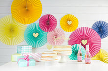 Load image into Gallery viewer, Gold Heart Cupcake Toppers, 6pcs
