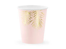 Load image into Gallery viewer, Leaf cups, light pink, 220ml - 6pcs
