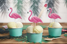 Load image into Gallery viewer, Flamingo Toppers - 6pcs
