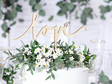 Load image into Gallery viewer, Wooden &#39;LOVE&#39; Cake Topper (1pc)
