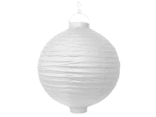 Load image into Gallery viewer, White Paper lantern With Bulb  - 20cm
