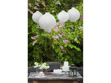 Load image into Gallery viewer, White Paper lantern With Bulb  - 20cm
