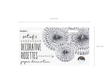 Load image into Gallery viewer, Decorative Rosettes - silver
