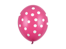 Load image into Gallery viewer, Balloon 30cm, Dots, Pastel Hot Pink
