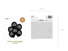 Load image into Gallery viewer, Pirate Print Latex Balloons (x6)
