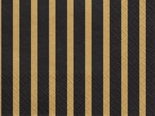 Load image into Gallery viewer, Gold Striped Napkins - 20ct
