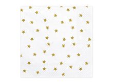 Load image into Gallery viewer, Gold Star Napkins -20pcs
