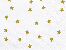 Load image into Gallery viewer, Gold Star Napkins -20pcs
