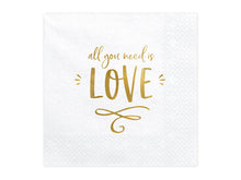 Load image into Gallery viewer, Napkins - All You Need Is Love

