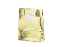 Load image into Gallery viewer, Gold Foiled Paper Bags - 3ct
