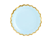 Load image into Gallery viewer, Pastel Blue Dessert Plate - 6ct
