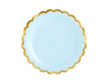 Load image into Gallery viewer, Pastel Blue Dessert Plate - 6ct
