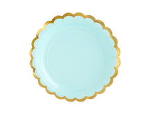 Load image into Gallery viewer, Pastel Mint  Dessert Plate - 6ct
