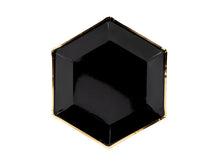 Load image into Gallery viewer, Black &amp; Gold Plates Let&#39;s Celebrate - 23cm
