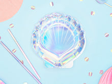 Load image into Gallery viewer, Mermaid Plates - Shell, iridescent, 18.5 cm
