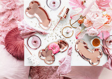 Load image into Gallery viewer, Plates Same Penis Forever, Rose Gold, 26.5x15.5cm
